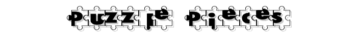Puzzle Pieces font